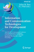 Cover: Information and Communication Technologies for Development - Springer