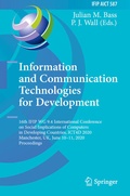 Cover: Information and Communication Technologies for Development - Springer