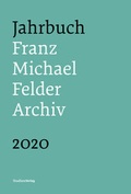 Cover: Jahrbuch Franz-Michael-Felder-Archiv 2020 - Studien Verlag