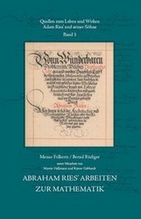 Abbildung von: Abraham Ries' Arbeiten zur Mathematik - Adam-Ries-Bund