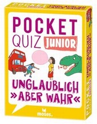 Abbildung von: Pocket Quiz junior Unglaublich, aber wahr - moses Verlag