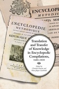 Cover: Translation and Transfer of Knowledge in Encyclopedic Compilations, 1680-1830 - University of Toronto Press