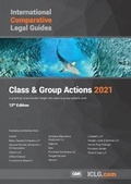 Abbildung von: International Comparative Legal Guide - Class & Group Actions 2021 - Global Legal Group Ltd