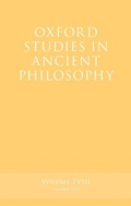 Cover: Oxford Studies in Ancient Philosophy, Volume 58 - OUP eBook