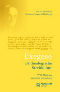 Abbildung von: Exegese als theologische Streitkultur - Aschendorff