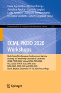 Cover: ECML PKDD 2020 Workshops - Springer