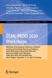 Abbildung von: ECML PKDD 2020 Workshops - Springer
