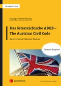 Cover: Das &ouml;sterreichische ABGB - The Austrian Civil Code - LexisNexis Verlag ARD ORAC GmbH