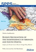 Cover: Russia's Recognition of the Independence of Abkhazia and South Ossetia - ibidem