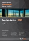 Cover: International Comparative Legal Guide - Cartels & Leniency 2021 2021 - Global Legal Group Ltd