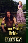 Cover: Iron Wolf's Bride (The Wild West, #2) - The Wild West
