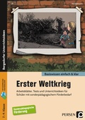 Cover: Erster Weltkrieg - einfach & klar - Persen Verlag in der AAP Lehrerwelt GmbH