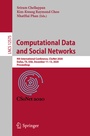 Cover: Computational Data and Social Networks - Springer