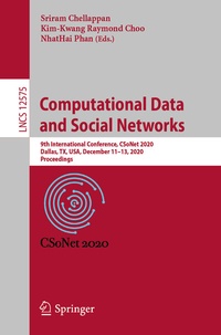 Abbildung von: Computational Data and Social Networks - Springer