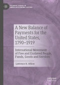 Cover: A New Balance of Payments for the United States, 1790-1919 - Palgrave Macmillan