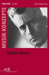 Abbildung von: Sándor Veress - Edition Text + Kritik