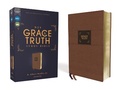 Bild: NIV, The Grace and Truth Study Bible (Trustworthy and Practical Insights), Leathersoft, Brown, Red Letter, Comfort Print - Zondervan