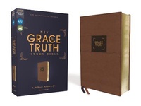 Bild: NIV, The Grace and Truth Study Bible (Trustworthy and Practical Insights), Leathersoft, Brown, Red Letter, Comfort Print - Zondervan