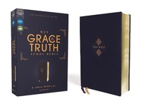 Bild: NIV, The Grace and Truth Study Bible (Trustworthy and Practical Insights), Leathersoft, Navy, Red Letter, Comfort Print - Zondervan