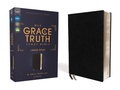 Cover: NIV, The Grace and Truth Study Bible (Trustworthy and Practical Insights), Large Print, European Bonded Leather, Black, Red Letter, Comfort Print - Zondervan