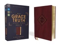 Bild: NIV, The Grace and Truth Study Bible (Trustworthy and Practical Insights), Personal Size, Leathersoft, Burgundy, Red Letter, Comfort Print - Zondervan