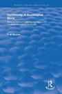 Cover: Community, A Sociological Study - Routledge