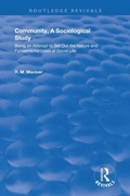 Cover: Community, A Sociological Study - Routledge