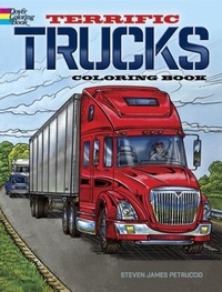 Enlarge image Cover: Terrific Trucks Coloring Book - Dover Publications Inc.