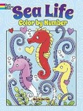 Cover: Sea Life Color by Number - Dover Publications Inc.