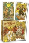 Cover: Golden Art Nouveau Tarot Mini - Llewellyn Publications