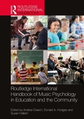 Cover: Routledge International Handbook of Music Psychology in Education and the Community - Routledge