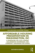 Cover: Affordable Housing Preservation in Washington, DC - Routledge