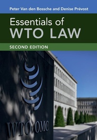 Enlarge image Cover: Essentials of WTO Law - Cambridge University Press