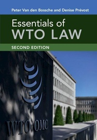 Enlarge image Cover: Essentials of WTO Law - Cambridge University Press