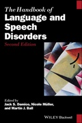Cover: The Handbook of Language and Speech Disorders - Wiley