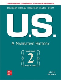 Enlarge image Cover: US: A Narrative History Volume 2: Since 1865 ISE - McGraw-Hill Education