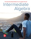 Cover: Intermediate Algebra ISE - McGraw-Hill Education