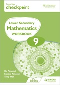 Cover: Cambridge Checkpoint Lower Secondary Mathematics Workbook 9 - Hodder Education