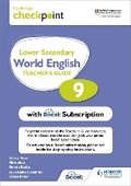 Cover: Cambridge Checkpoint Lower Secondary World English Teacher's Guide 9 with Boost Subscription - Hodder Education