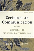 Cover: Scripture as Communication - Baker Academic