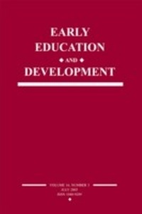 Abbildung von: Early Education and Development - Routledge