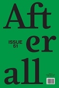 Cover: Afterall: Volume 51 - Afterall Publishing