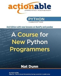 Enlarge image Cover: Actionable Python - Webucator