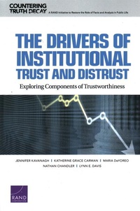 Enlarge image Cover: Drivers of Institutional Trust and Distrust - RAND