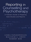 Cover: Reporting in Counselling and Psychotherapy - Routledge