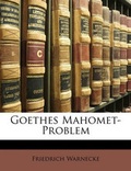Cover: Goethes Mahomet-Problem - Nabu Press
