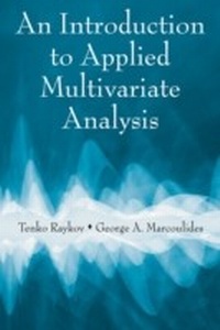 Enlarge image Cover: An Introduction to Applied Multivariate Analysis - Routledge