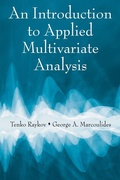 Cover: An Introduction to Applied Multivariate Analysis - Routledge