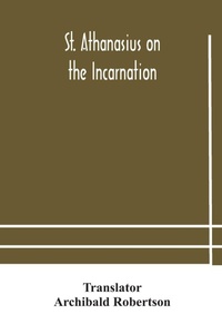 Enlarge image Cover: St. Athanasius on the incarnation - ALPHA EDITION