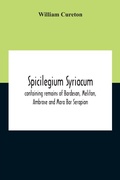 Cover: Spicilegium Syriacum - ALPHA EDITION